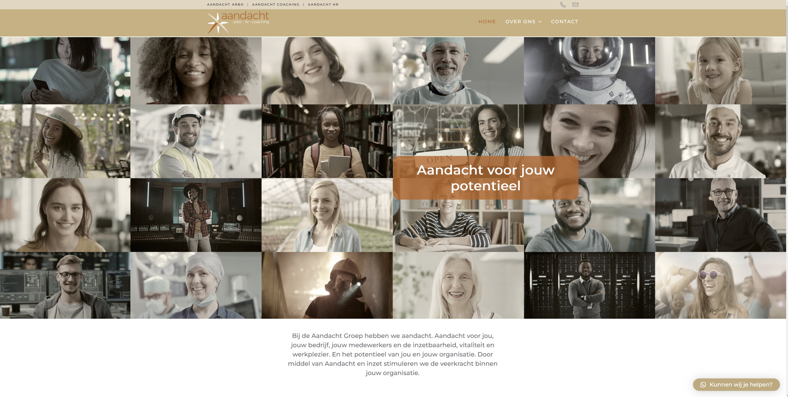 Welkom op onze nieuwe websites